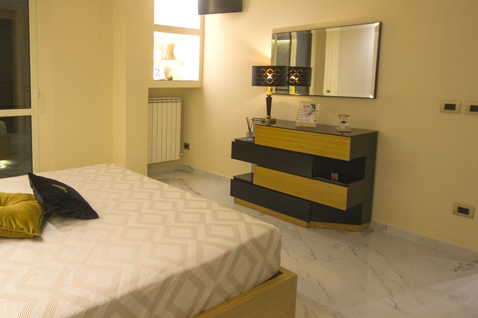 camera da letto in legno