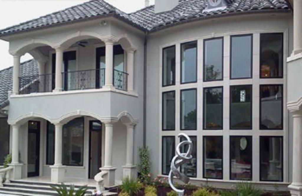 Tinted House Windows