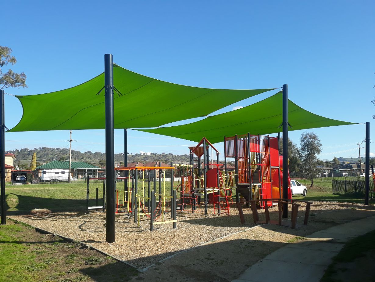 Green Shade Sails — Custom Blinds in Corowa, NSW