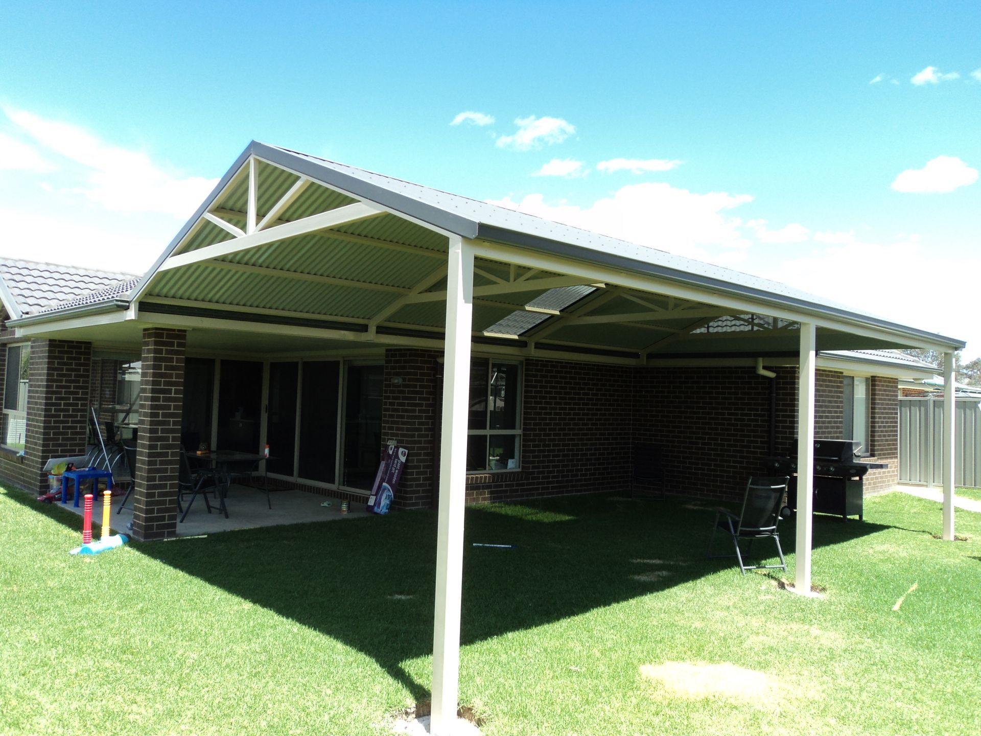 Yellow Shades Sail — Custom Blinds in the Albury Region, NSW
