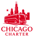 A logo for charter service with a gold letter s