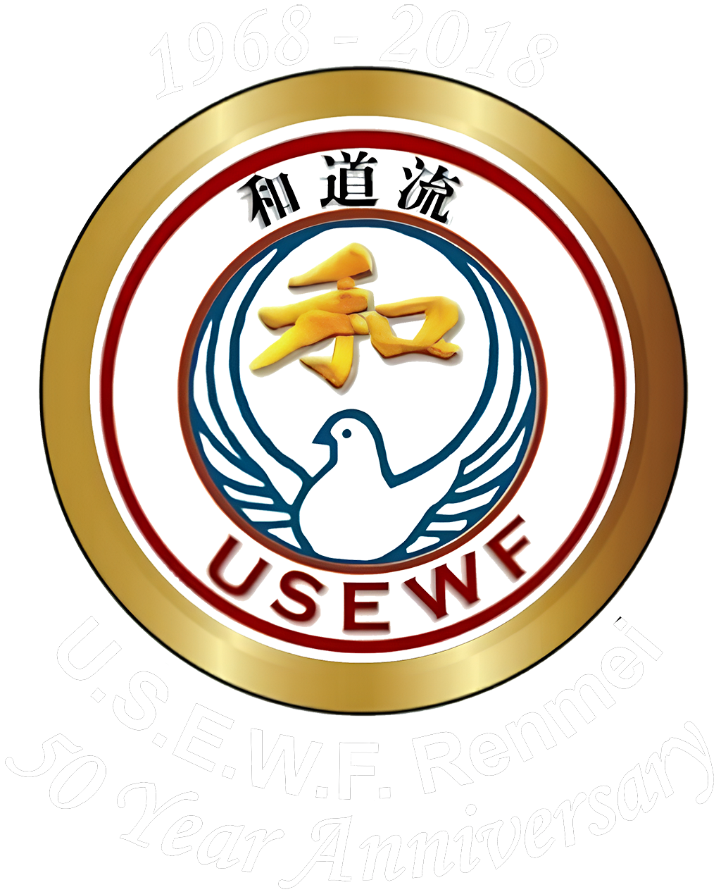 USEWF Renmei 50 Year Anniv Badge