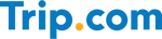 Trip.com logo in blue text with a yellow dot.