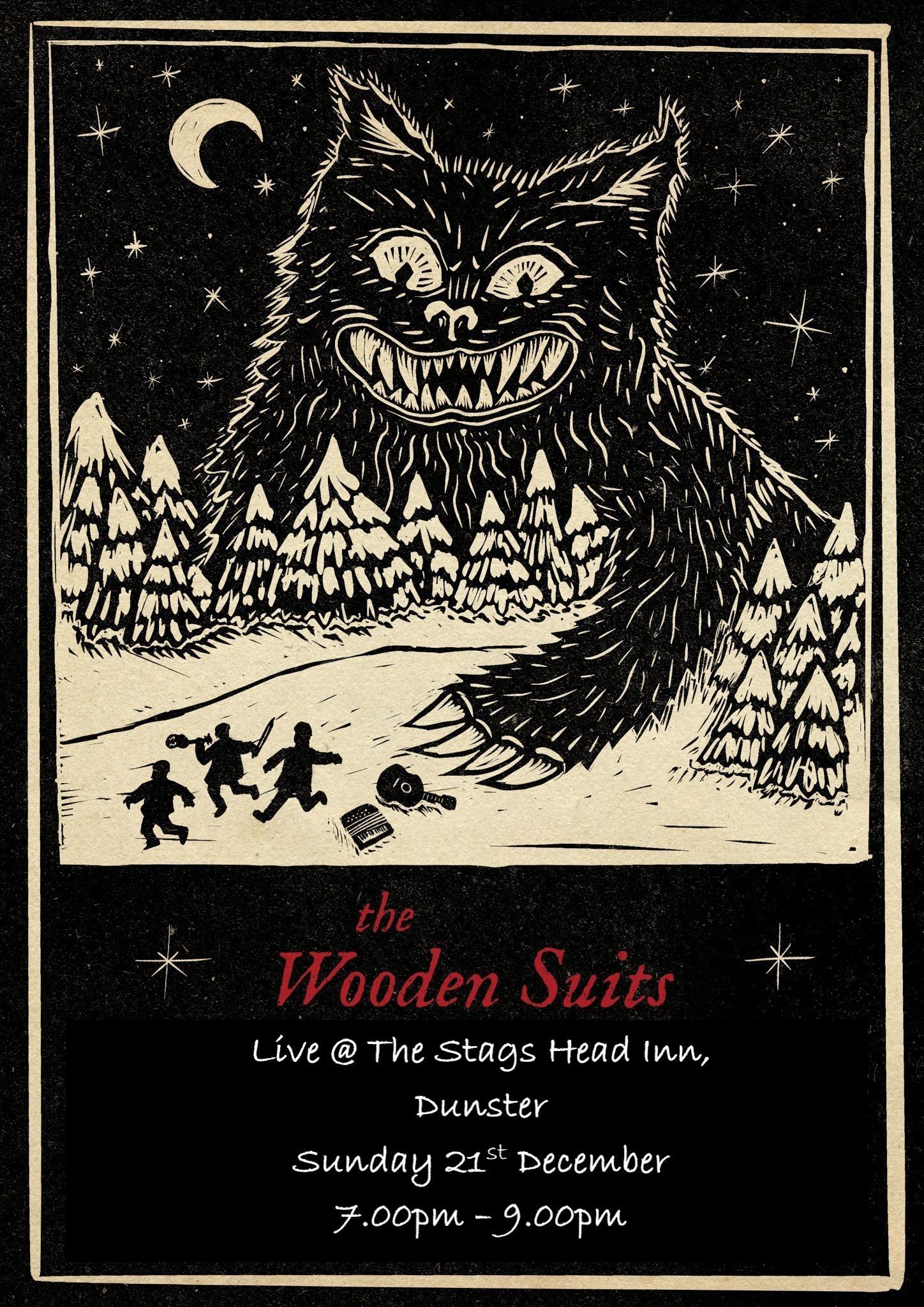 The Wooden Suits - Sunday 21st December at 19:00