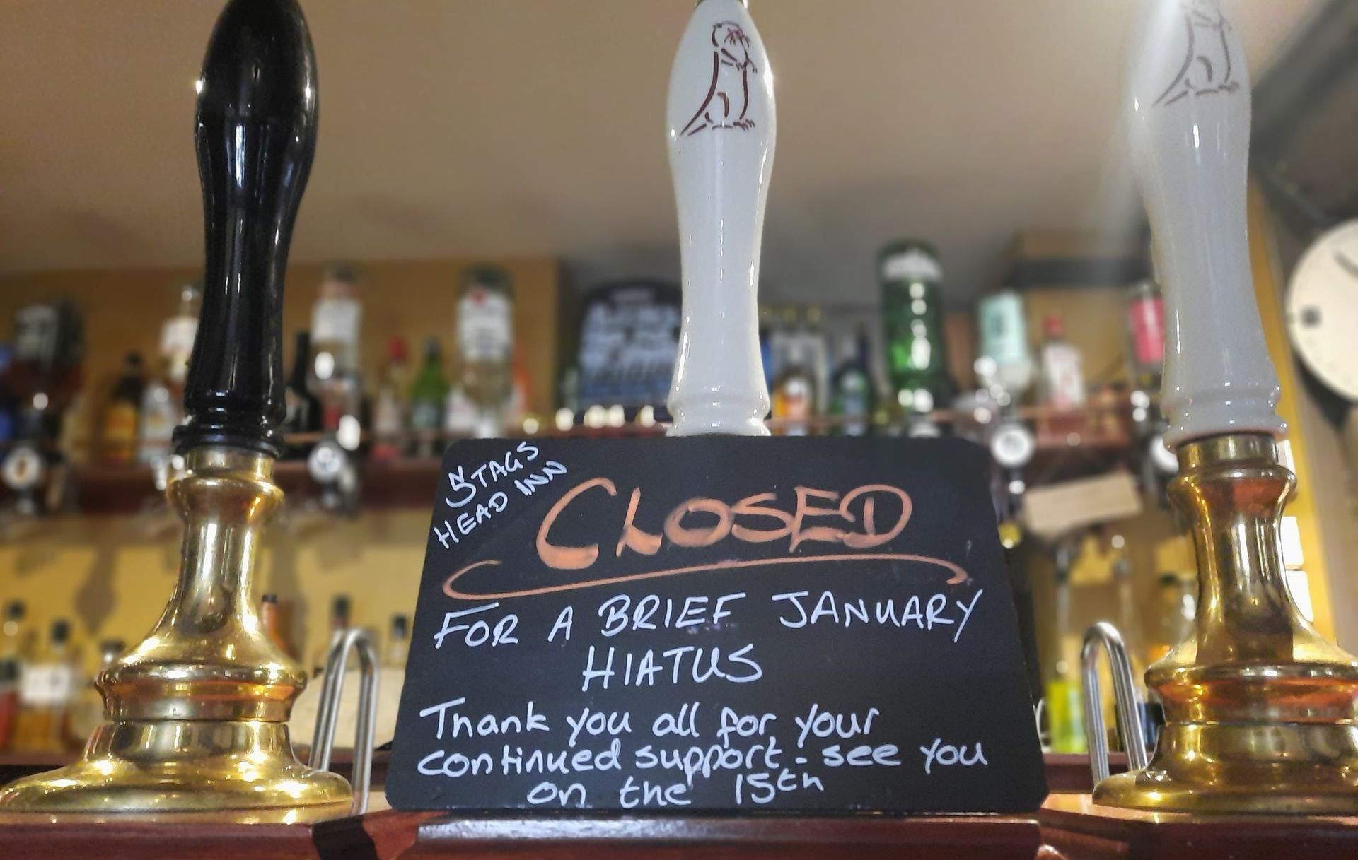 We're off for a short break - re-opening Thursday 15th January