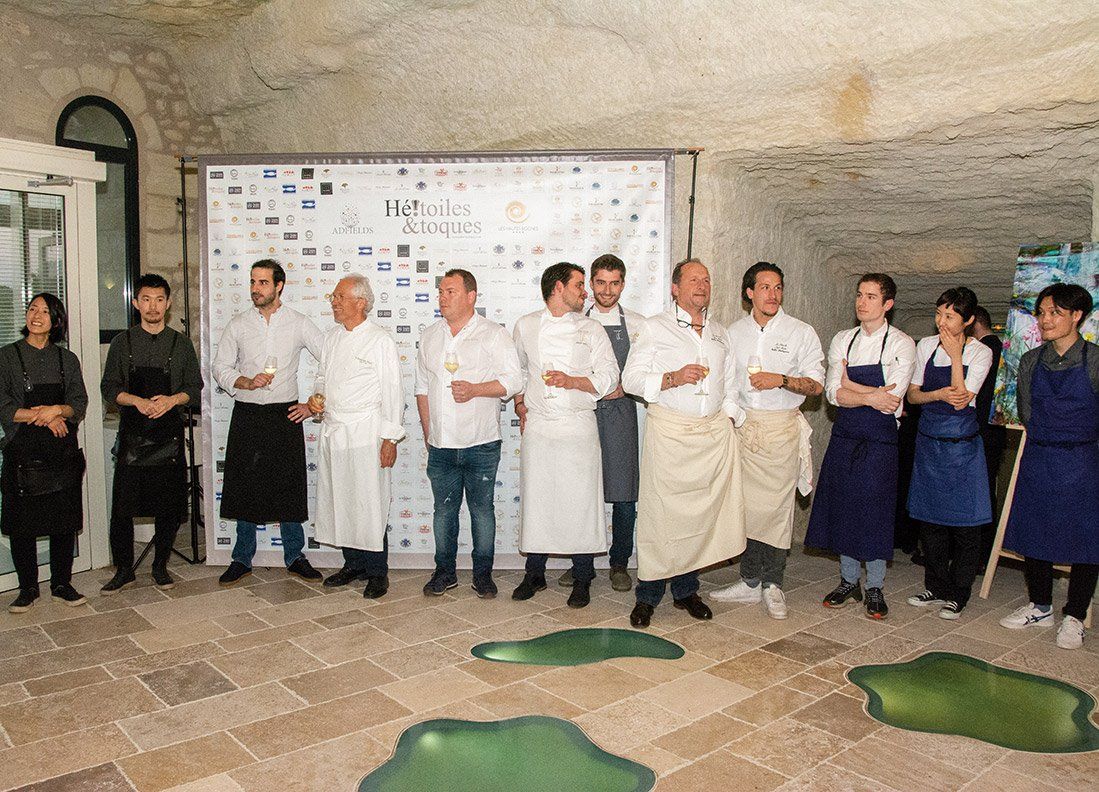 Soirée Ehtoiles et toques aux Hautes Roches - cocktail