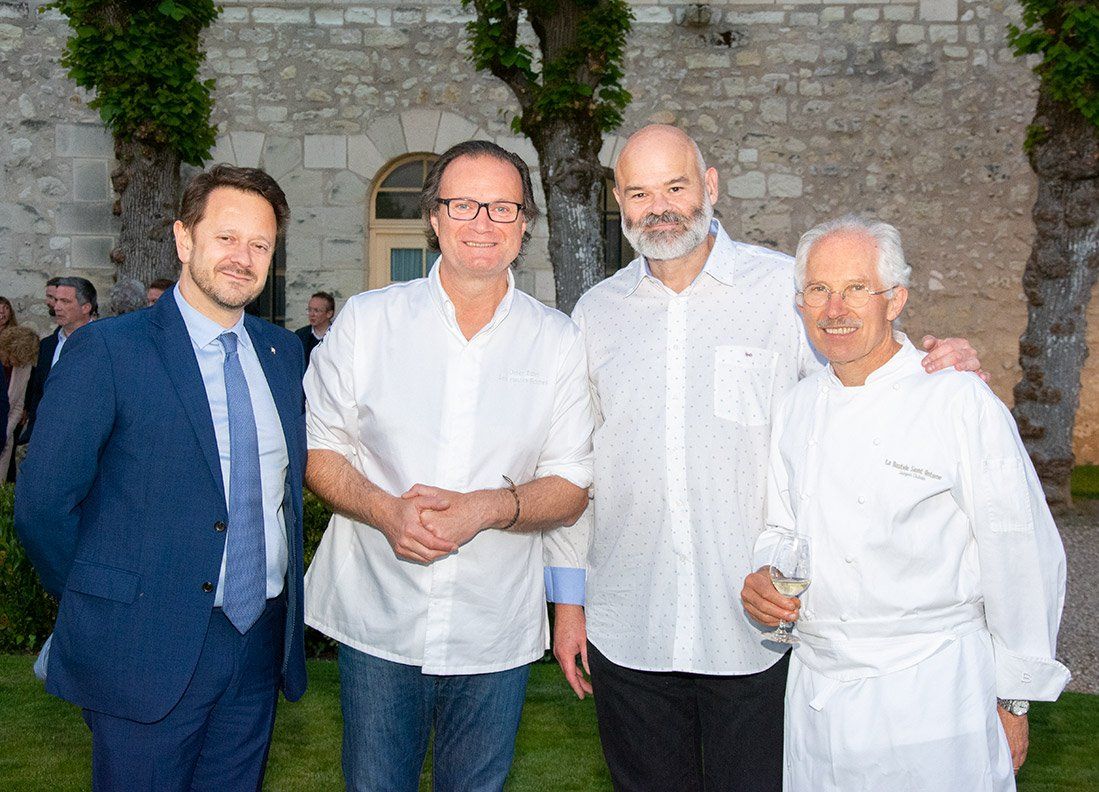 Soirée Ehtoiles et toques aux Hautes Roches - Didier Edon et Jacques Chibois