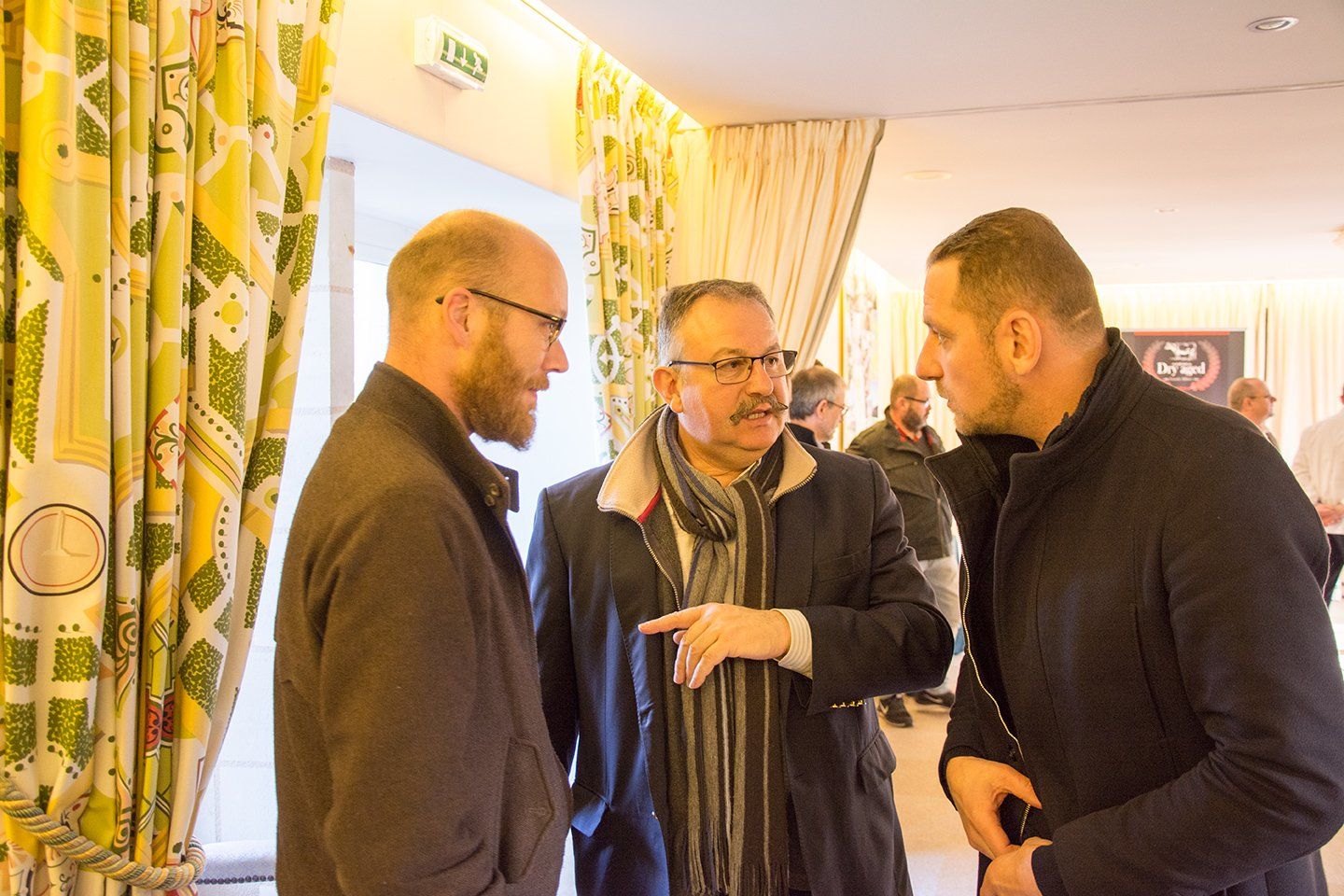 Accueil Journée presse au château de Noirieux - viande maturée Maine Anjou Adema - Invités