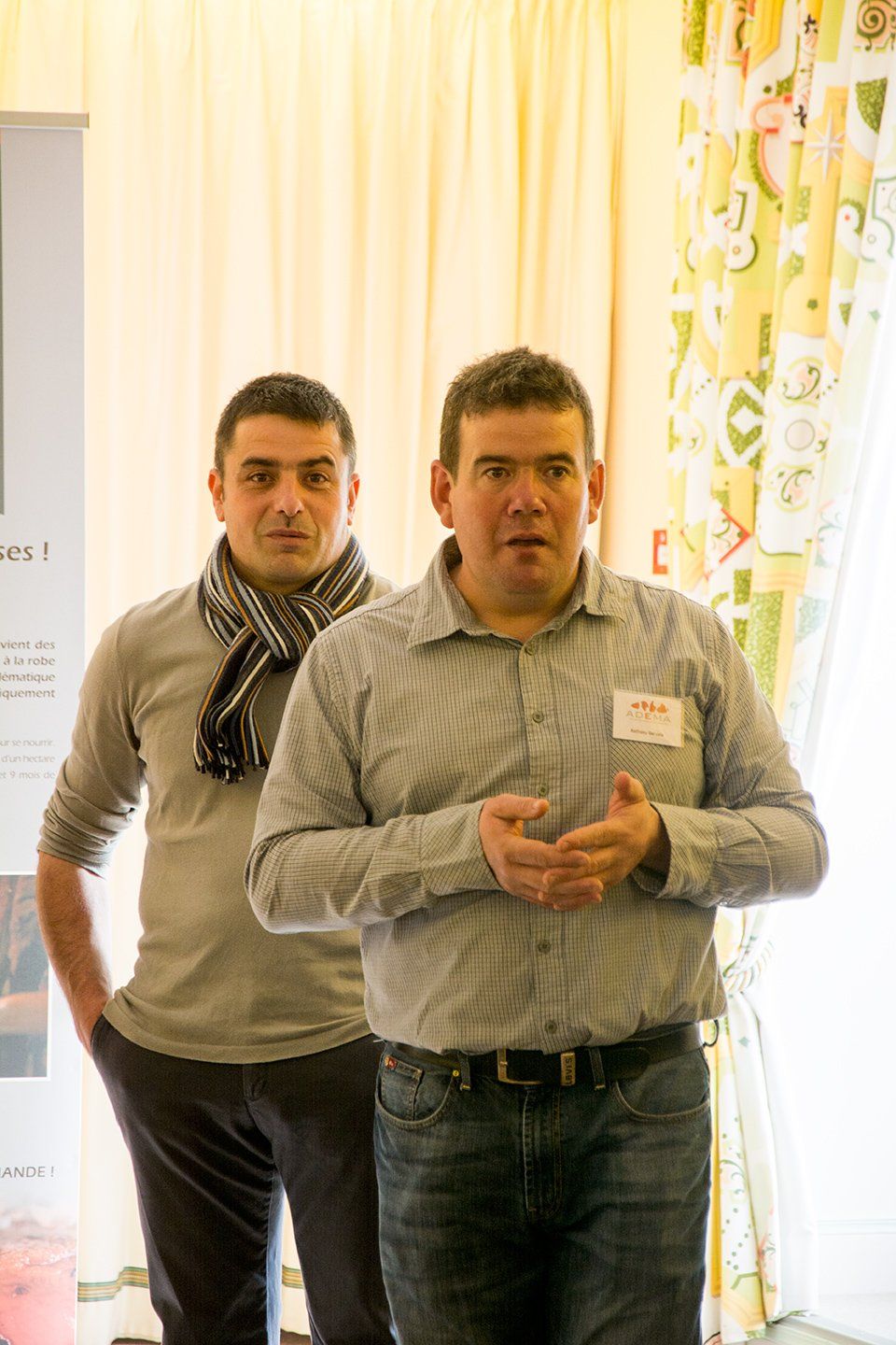 Accueil Journée presse au château de Noirieux - viande maturée Maine Anjou Adema - Invités