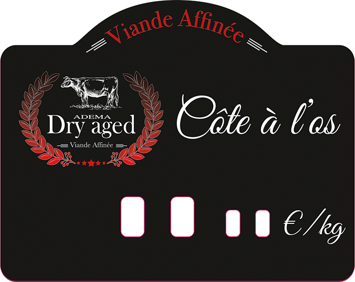 Pique prix Viande maturée Dry Aged Adema