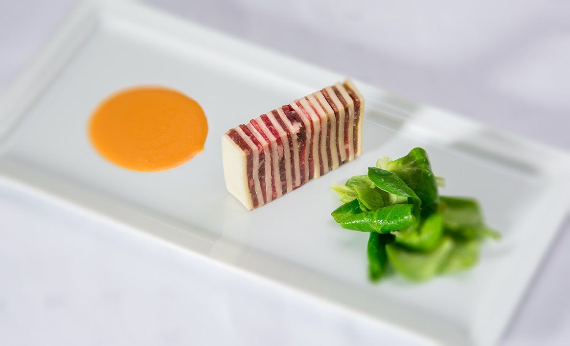 plat - pressé au comté et à la viande Maine Anjou