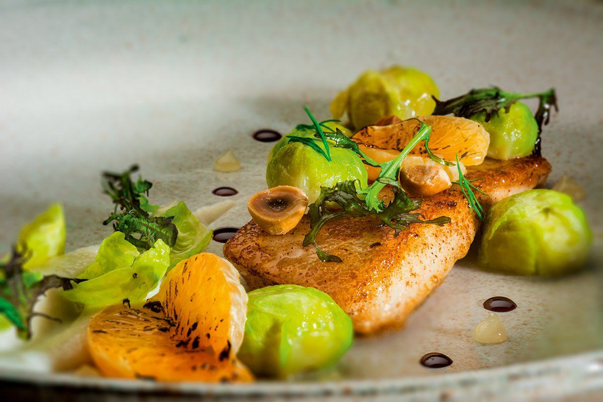 Turbot restaurant auberge Pomme Poire