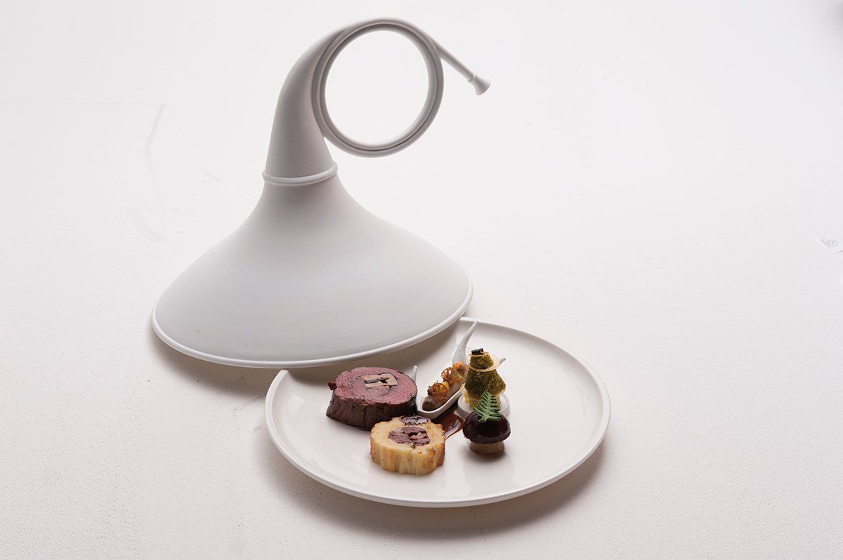 Plateau de plat de viande