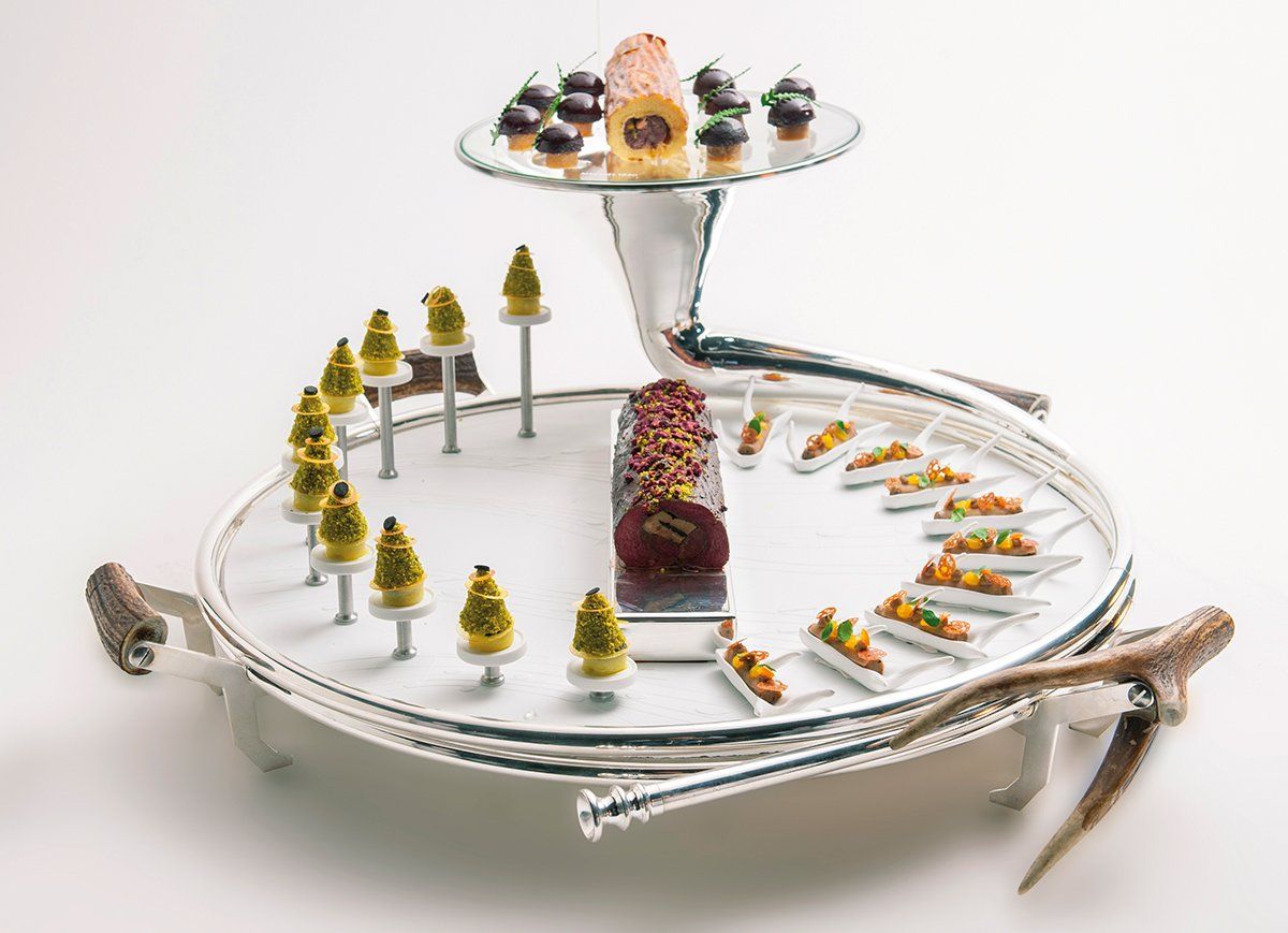 Plateau de plat de viande