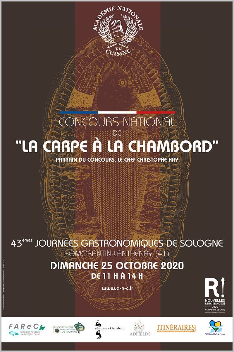 Affiche du concours de “la carpe à la Chambord“