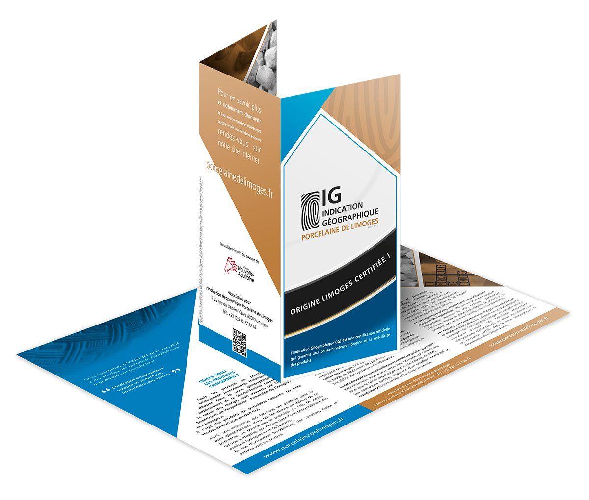 Dépliant de présentation IGP Porcelaine de Limoges