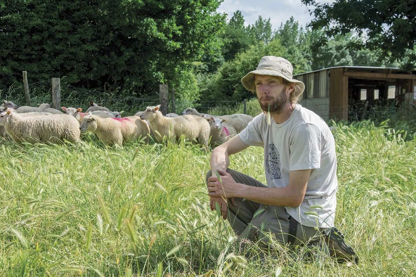 Reportage photo chez des éleveurs bio unebio