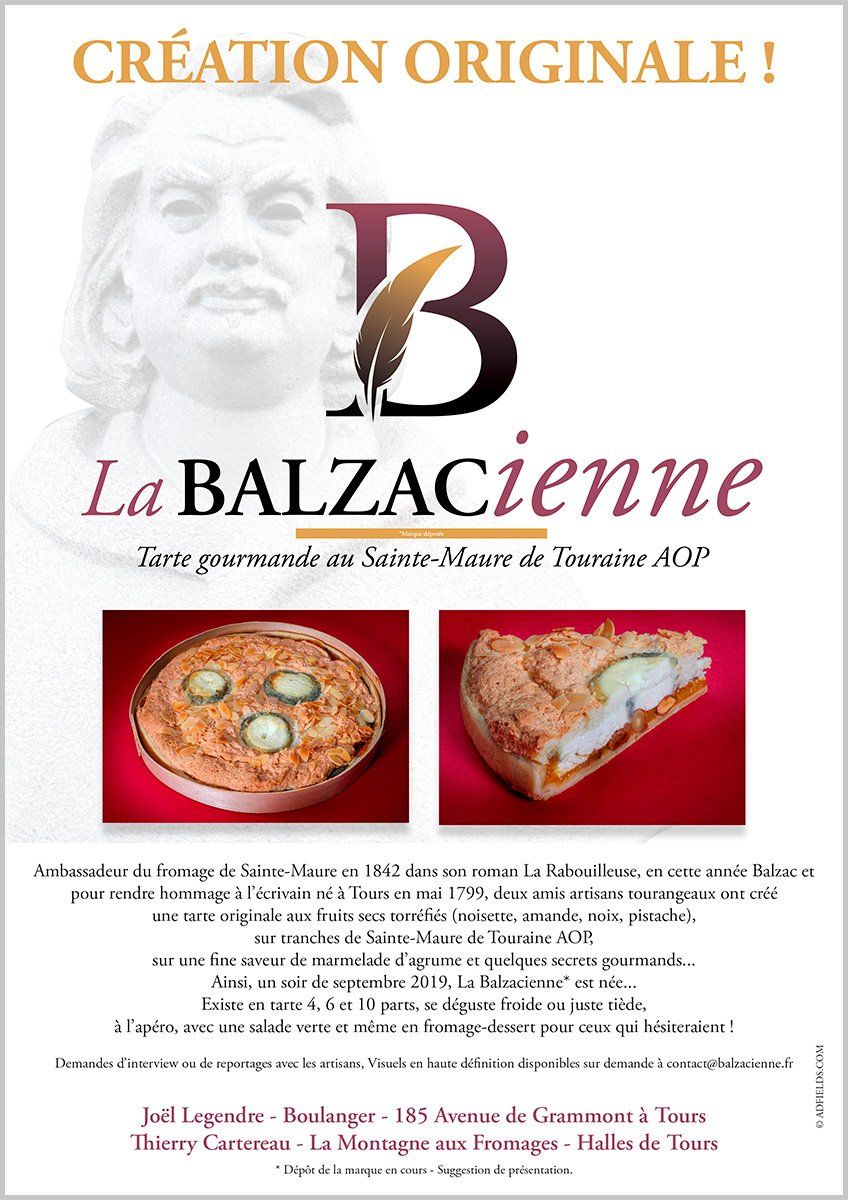 Communiqué de presse tarte La Balzacienne