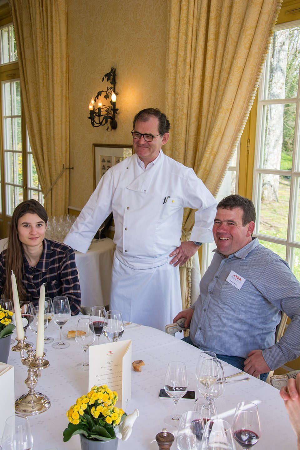 Repas - journée presse au château de Noirieux - viande maturée Maine Anjou Adema - Gérard Côme