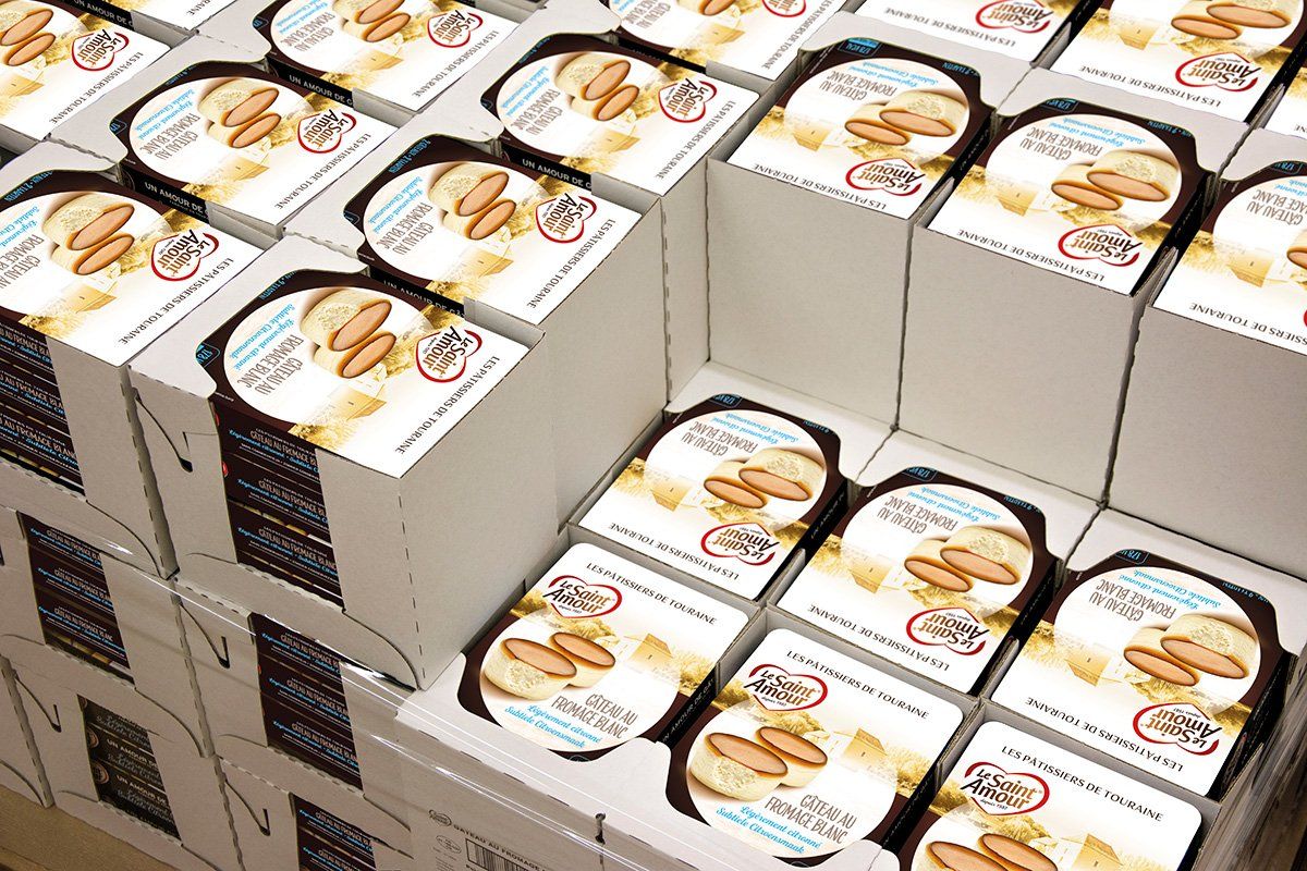 Reportage photos à l'usine de fabrication des Pâtissiers de Touraine - gâteaux saint Amour