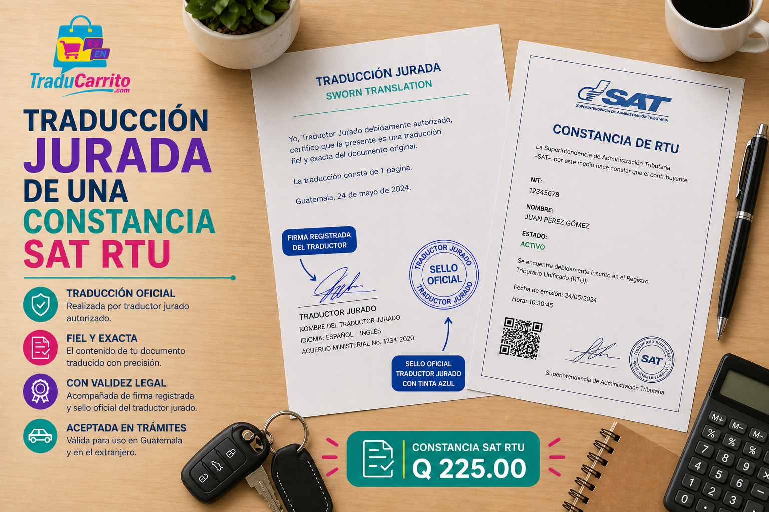 Constancia SAT / RTU