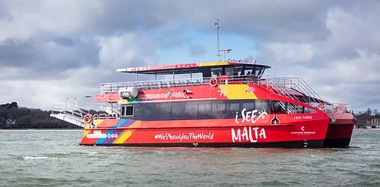 The 20 metre Malta tourism vessel built by Wight Shipyard.