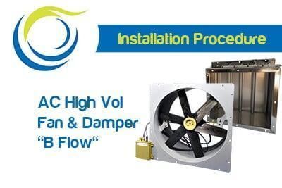 Installation for AC High Vol Fans & Air Dampers (B flow)