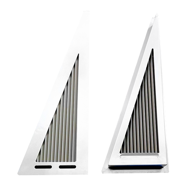 Stainless steel air damper (fire flap) for marine engine rooms. Stainless steel air damper (fire flap) for marine engine rooms.