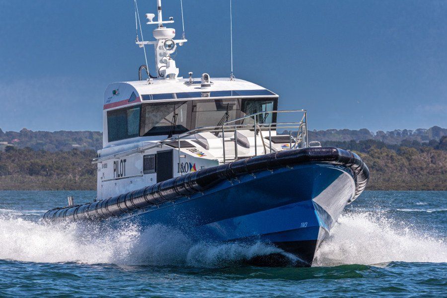 The Al Dairah a new pilot boat for the UAE with Marine Air Flow engine room ventilation equipment