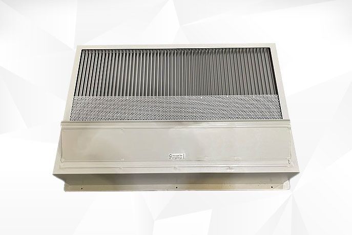 Rear view of an Air intake grille for the Burra NSW Fire Boat