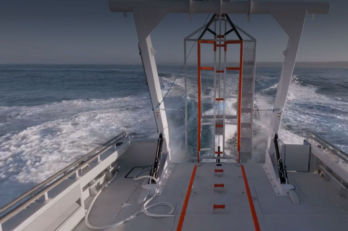 The deck of the R.V Djildjit build by Dongara Marine with Marine Air Flow upflow intake grilles