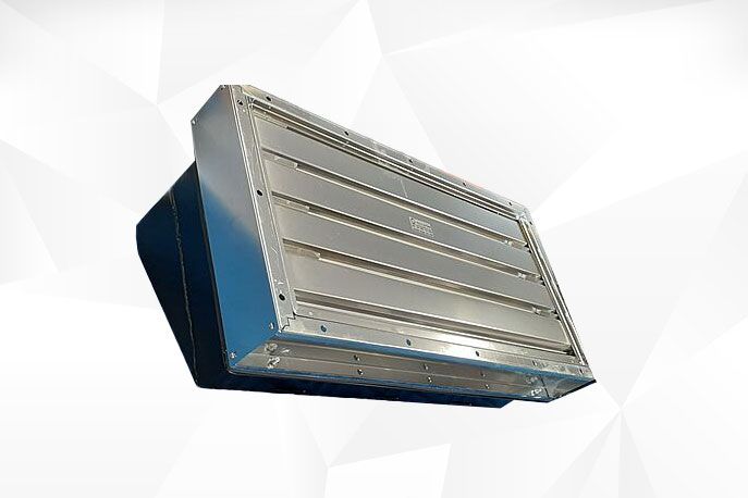 Air intake grille and damper for the North Sea Tank Boat Indonesia