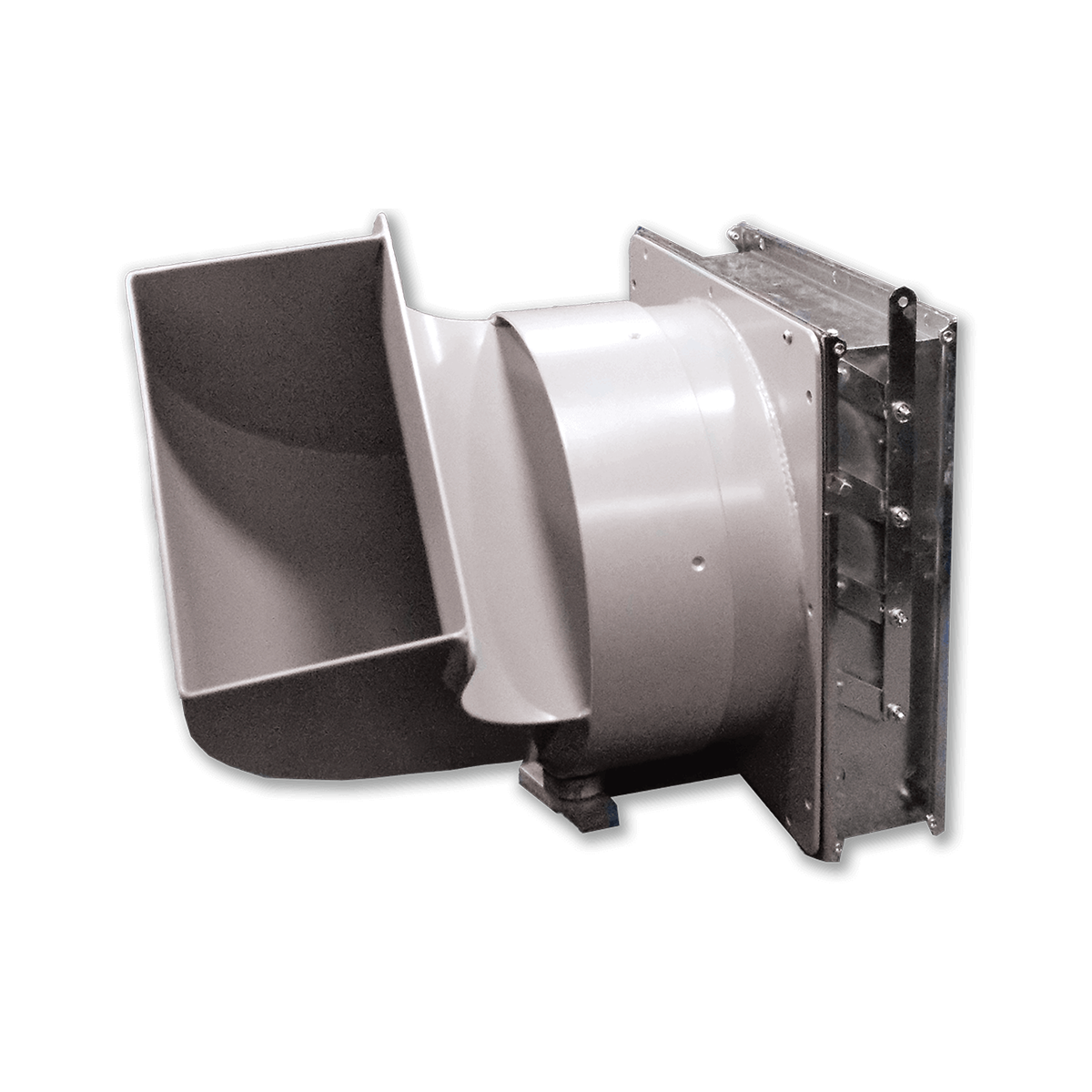 Stainless steel air damper (fire flap) for marine engine rooms. 