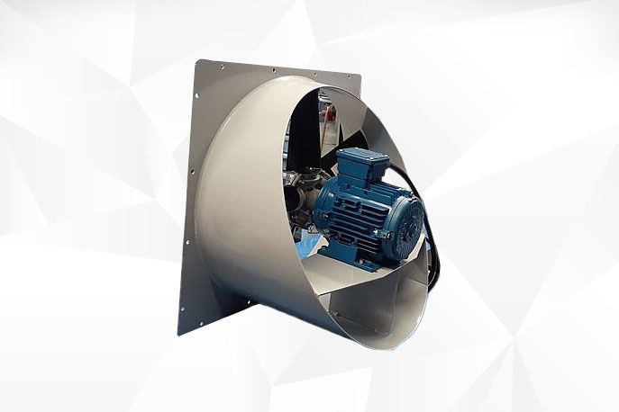 High volume fan for the North Sea Boats tank boat X18