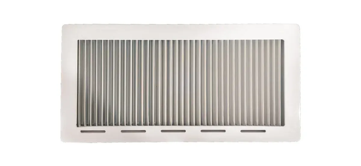 Rectangular air intake grille