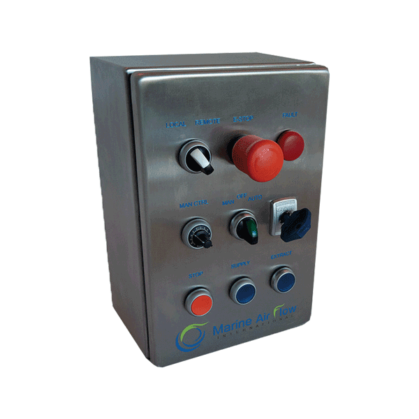 Air speed fan controller box