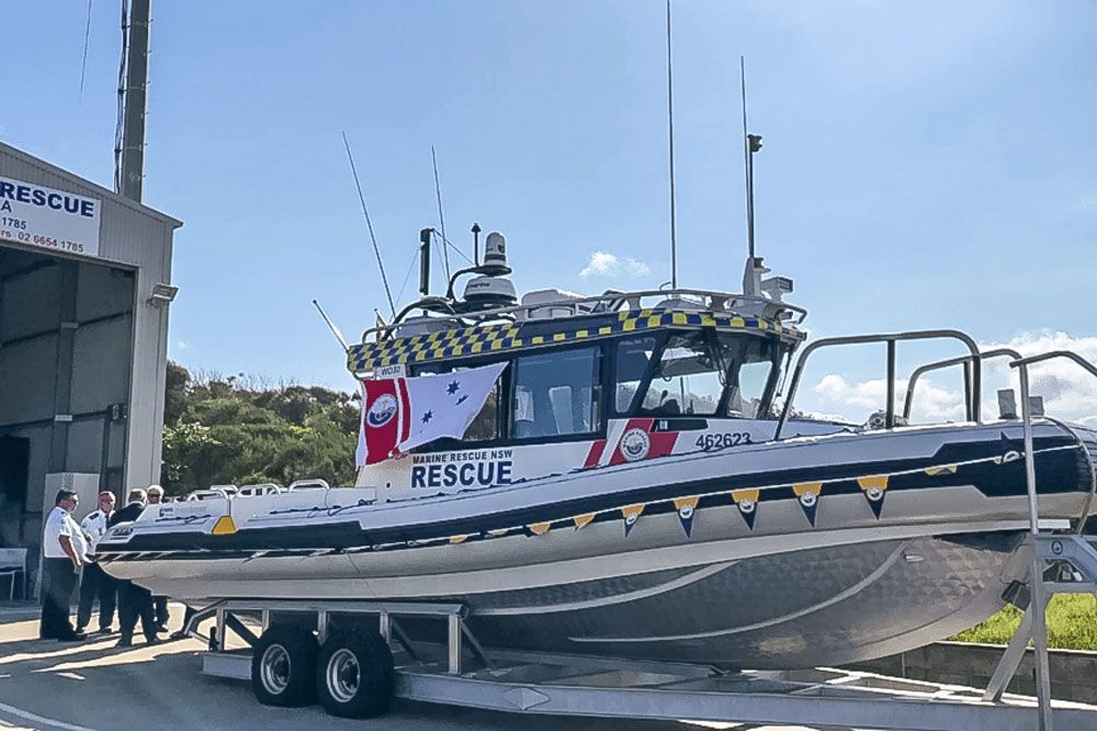 A new rescue vessel built by The Whiskey Group for the Australian Volunteer Marine Rescue team .