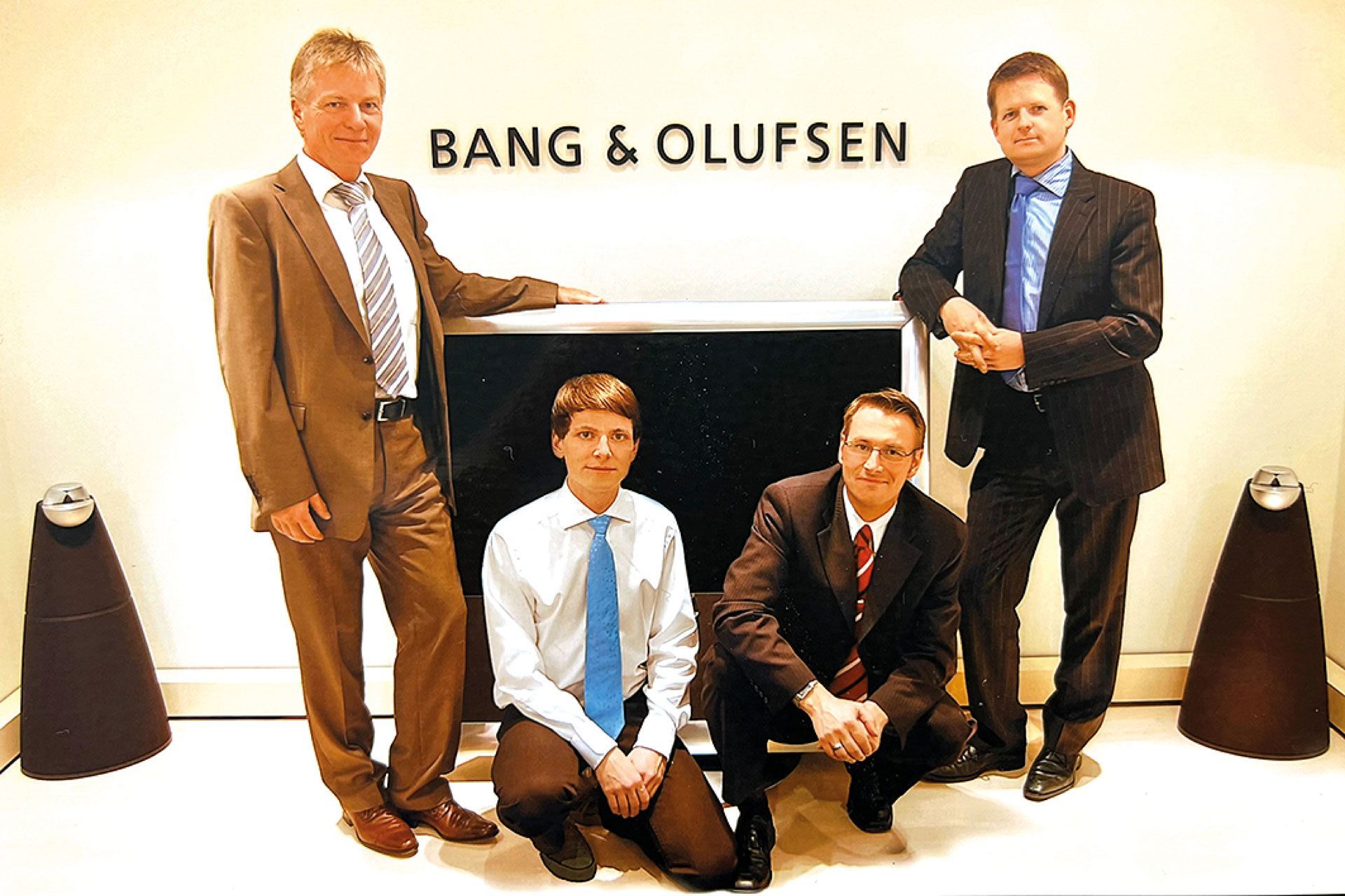 Rückblick: Das Team von Bang & Olufsen im Jahr 2007.