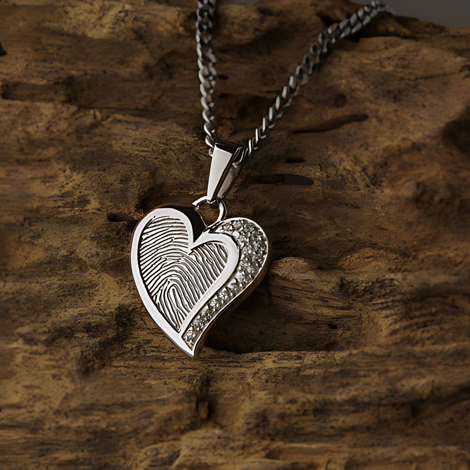 Hangers met vingerafdruk