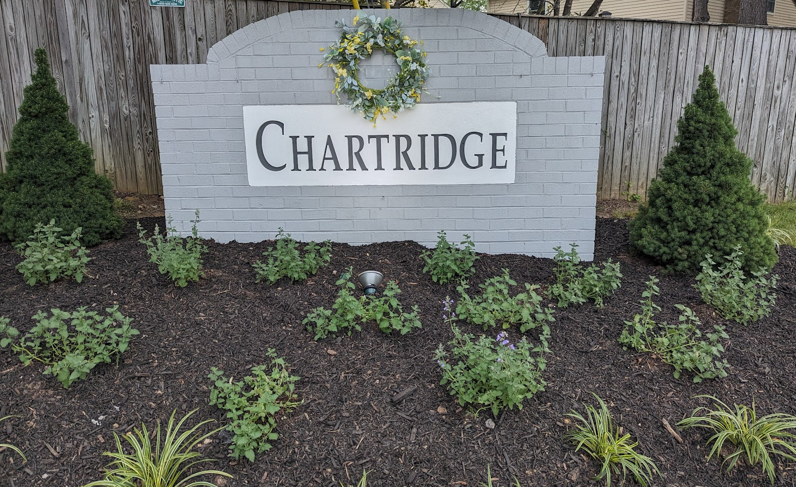 Chartridge Neighborhood Sign