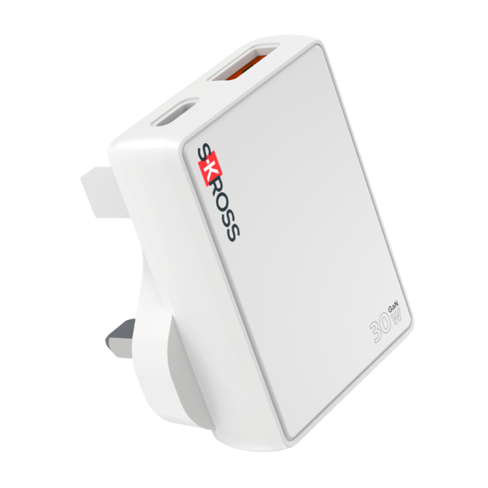 Skross USB Charger. Power Charger UK charging phone