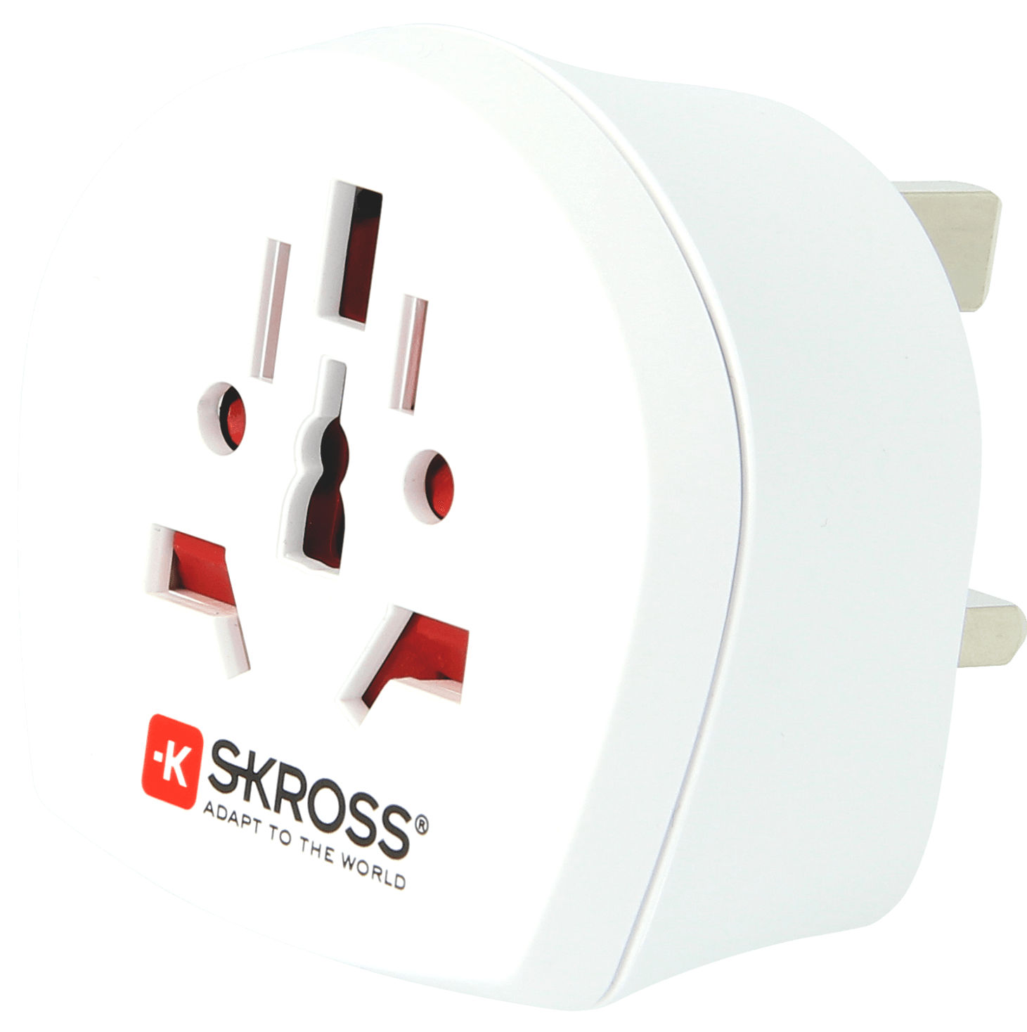 Skross 3-Pole World to UK Travel Adapter