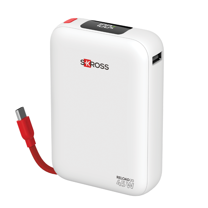 Power stand with pass through charging