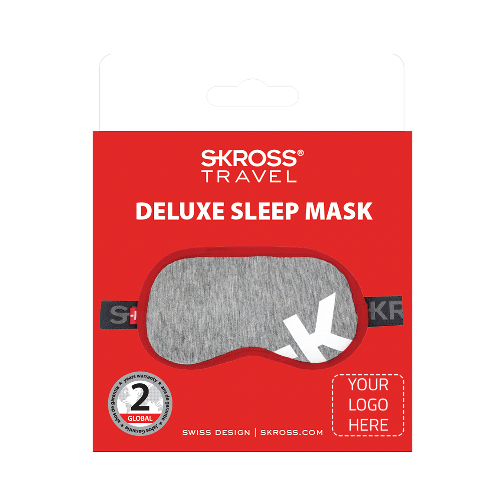 Skross Sleep Mask Packaging with printing available