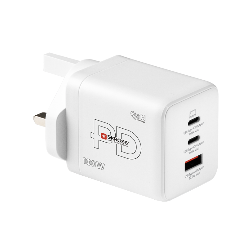 100W USB Charger White