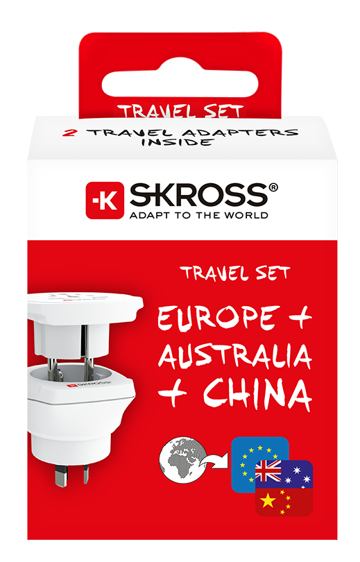 Combo World to Australia China Adapter