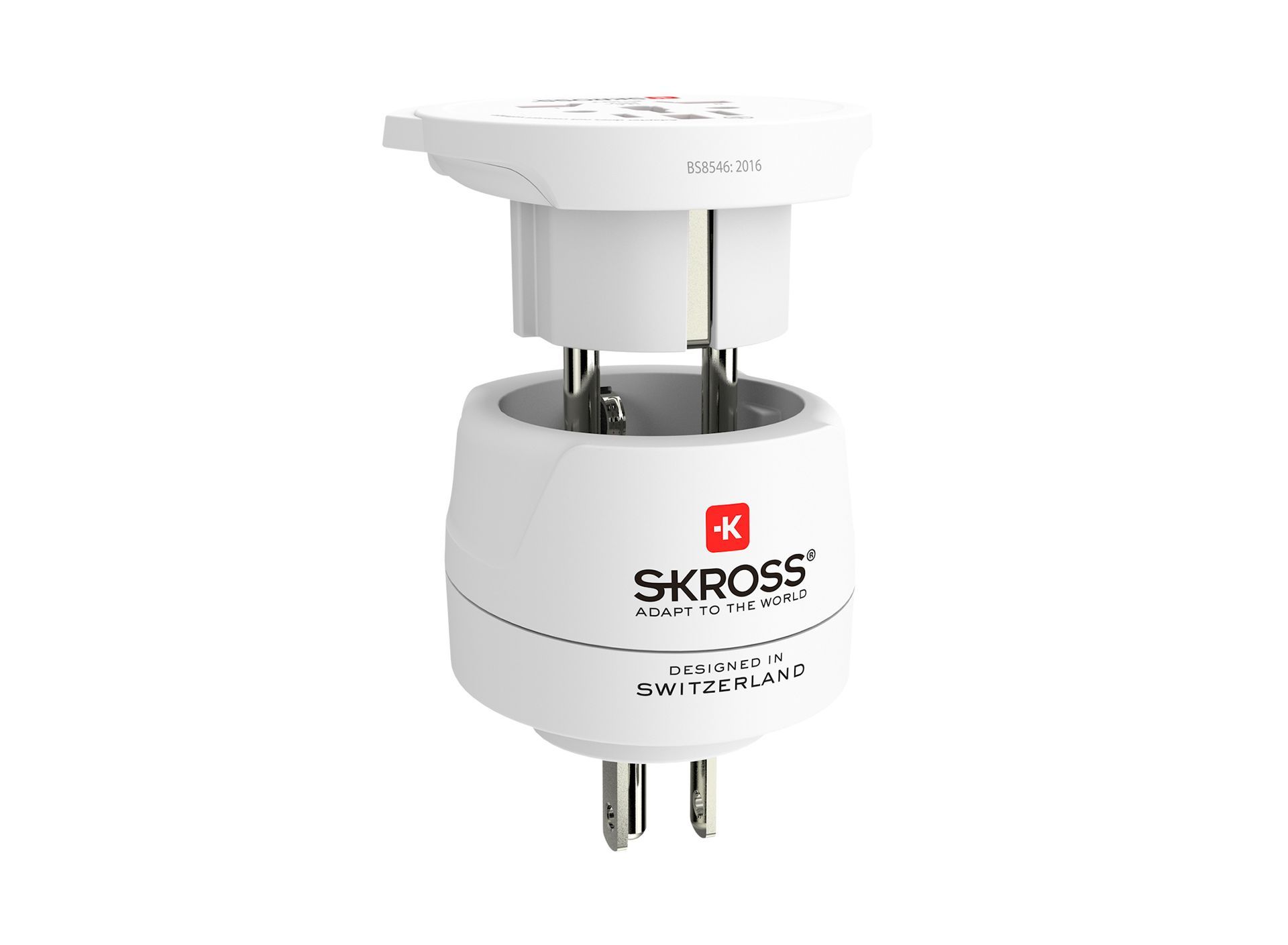 Skross 3-Pole Combo World to USA Travel Adapter