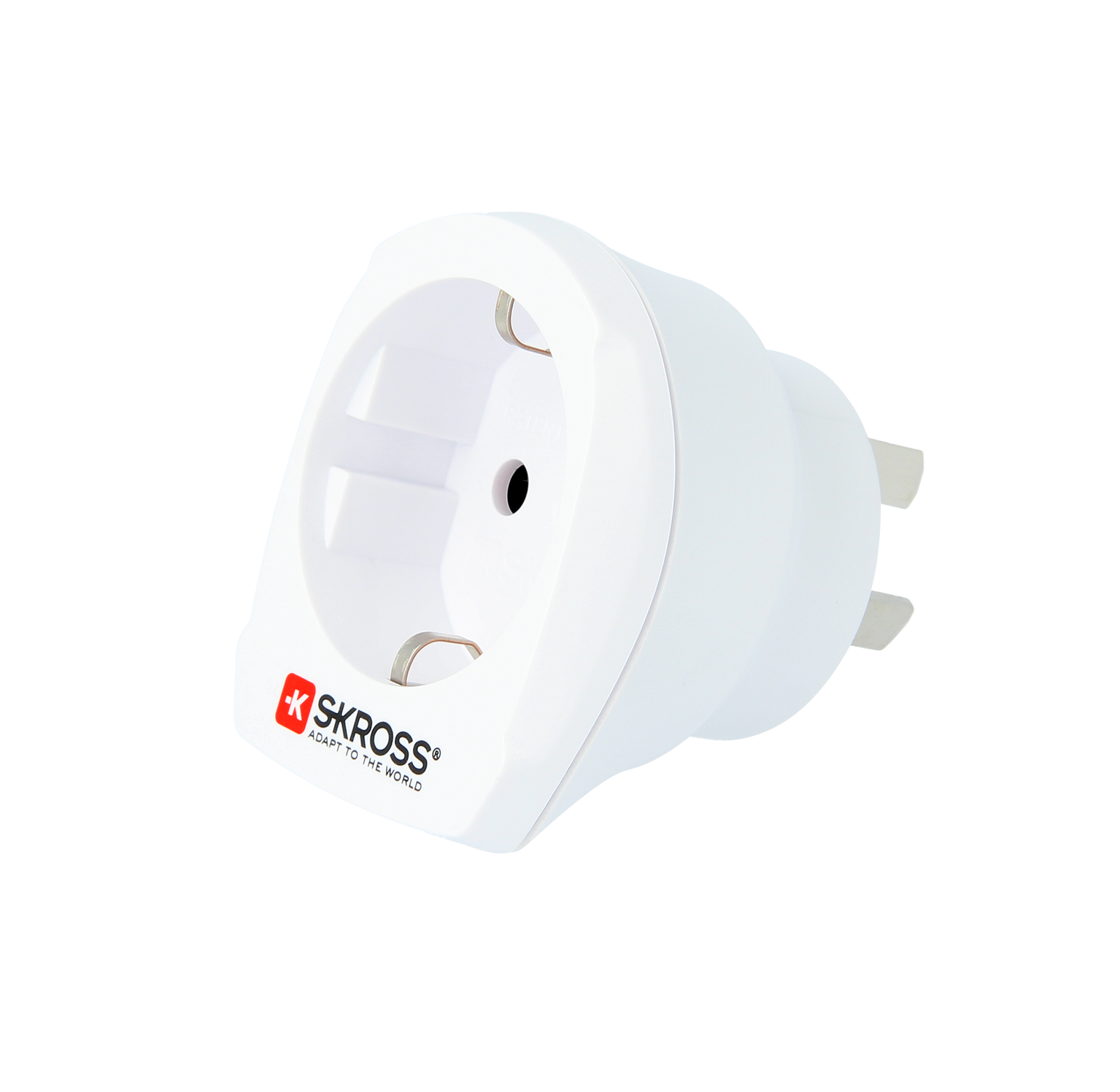 SKROSS Adattatore Da Viaggio Europa-Australia (Tipo I) - Schuko/Euro A Spina Australiana/Cinese, Protezione Anti Scossa, 2500W - 4