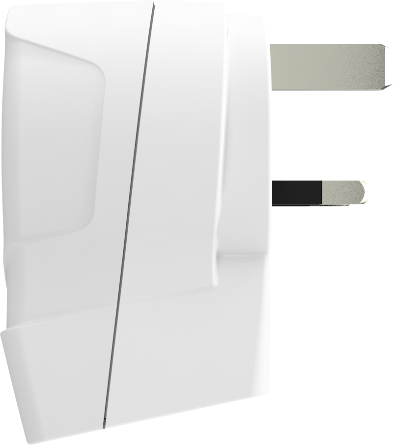 Skross 3-Pole Europe to UK USB Travel Adapter