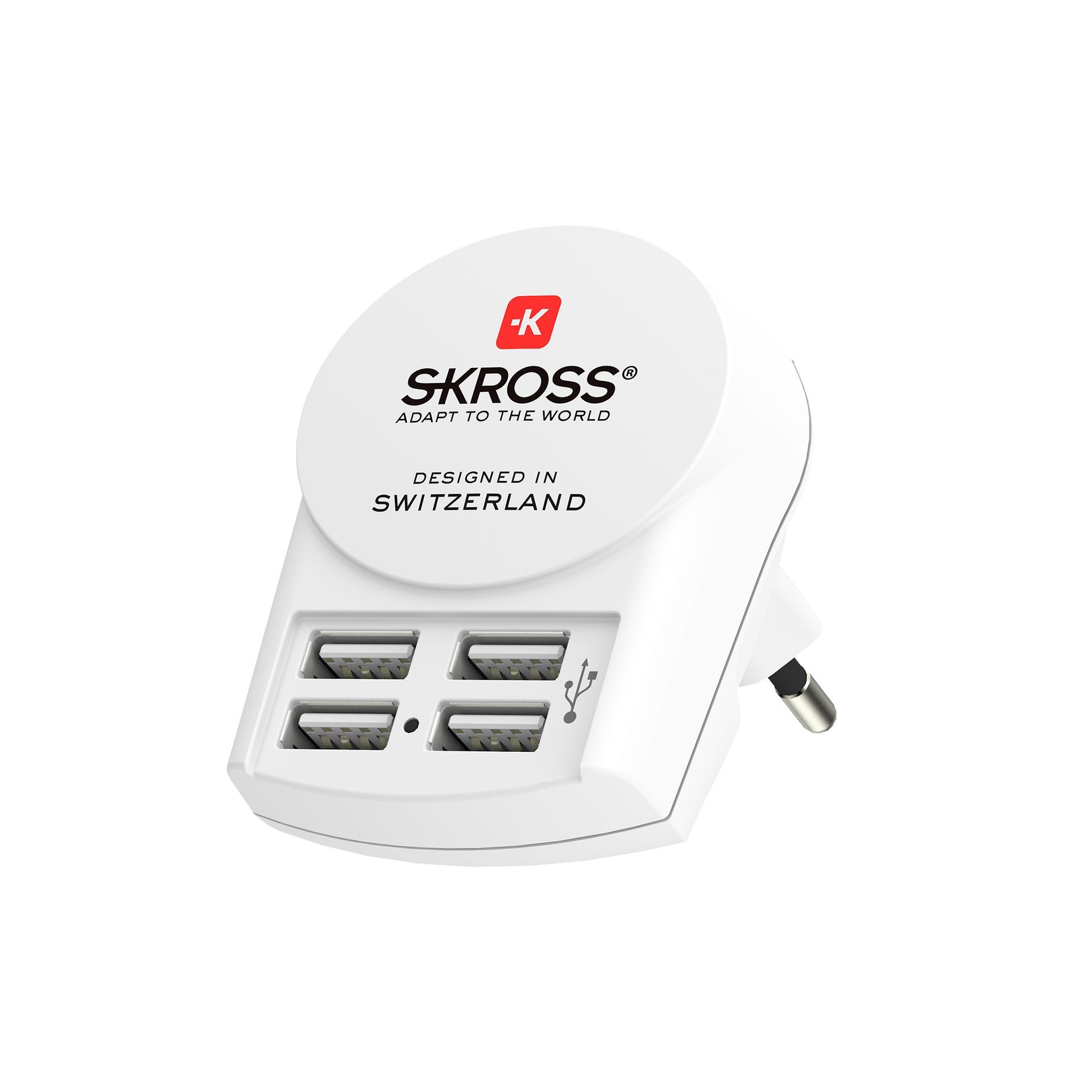 Skross Europe USB Charger with 4x USB